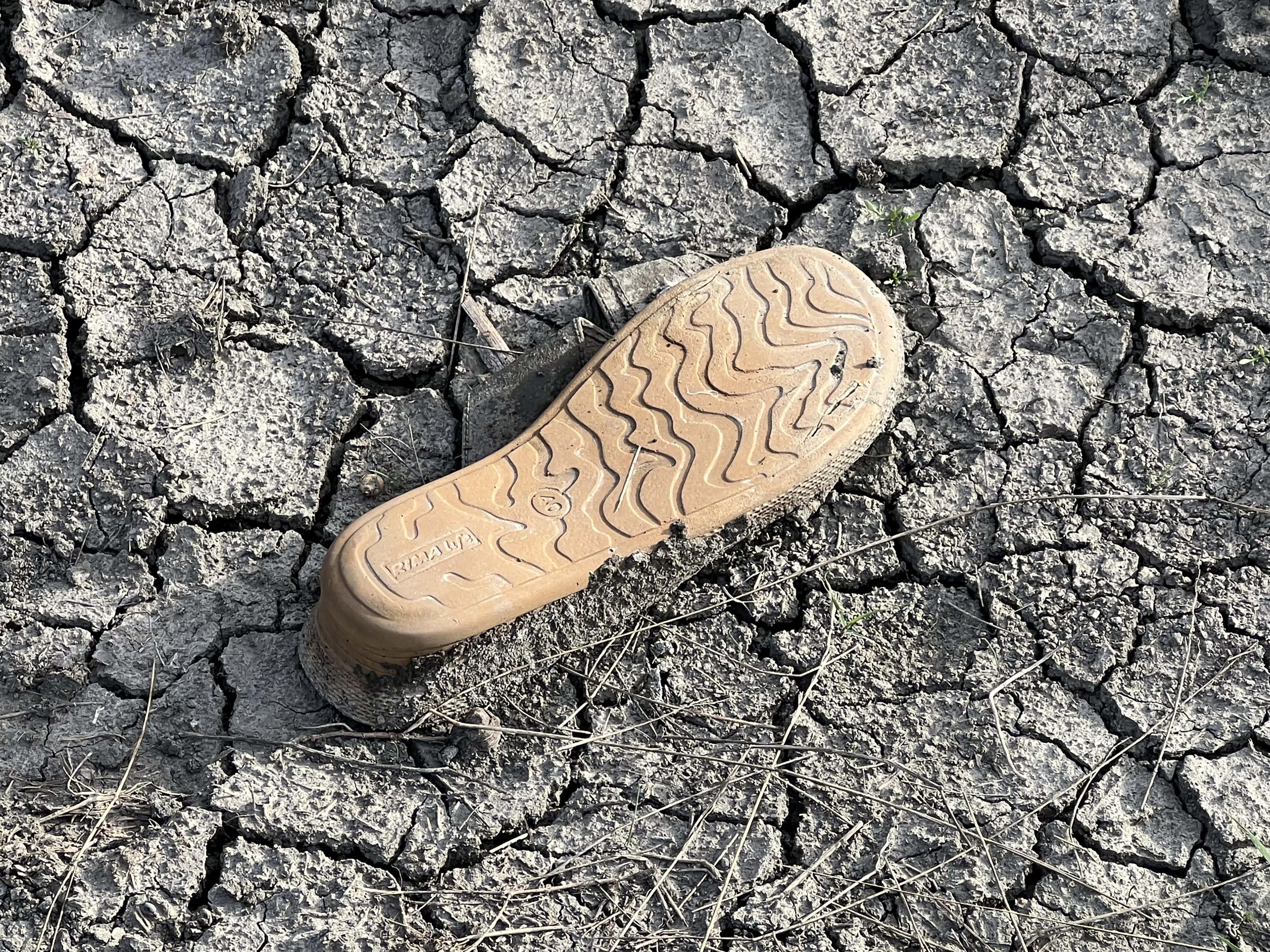 Dry river in Bursuceni.